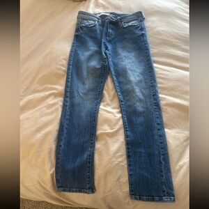 Anthropologie Straight Leg Denim | Classic Blue Denim Jeans